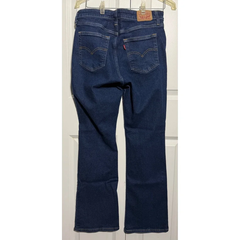 Levis 515 Bootcut Jeans Mens 31x32 Dark Wash Denim Pants 18759-1737